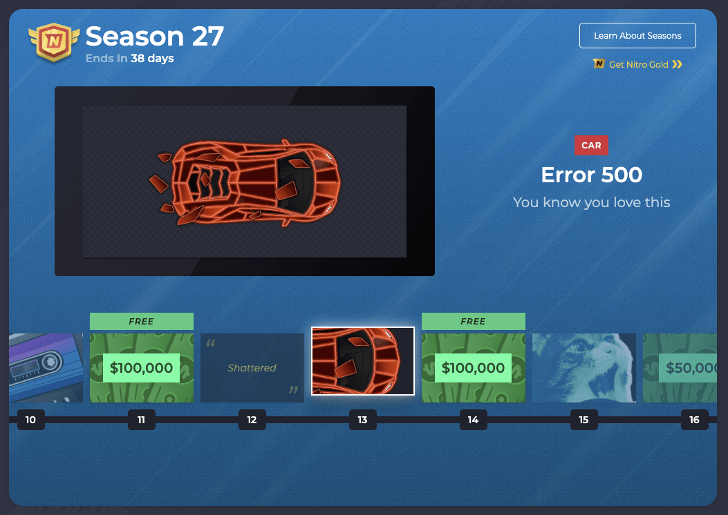 Introducing The Season Rewards Page News Nitro Type